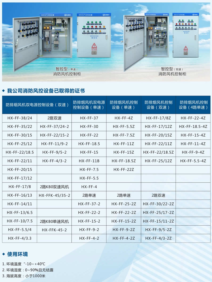 兩路消防風(fēng)機(jī)控制箱介紹